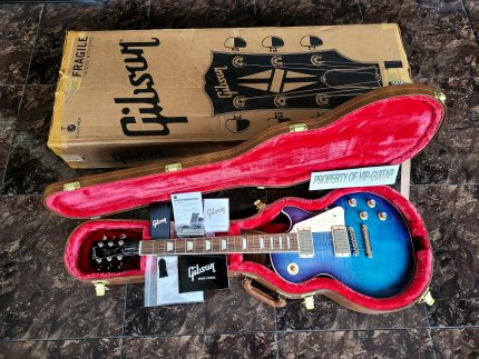 GIBSON USA LES PAUL STANDARD '60s FIGURED TOP BLUEBERRY BURST