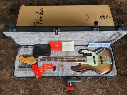 FENDER USA AMERICAN ULTRA JAZZ BASS 5 STRINGS MOCHA BURST