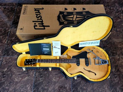 GIBSON MEMPHIS CUSTOM SHOP USA ES 330 TD 1961 BIGSBY VOS FIGURED DARK NATURAL