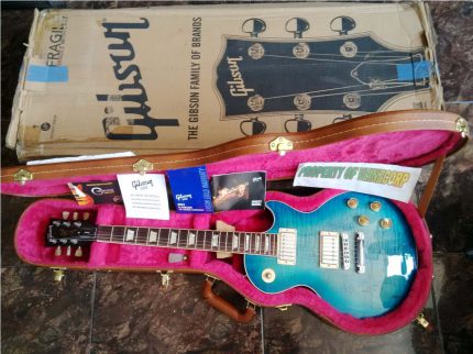 GIBSON USA LES PAUL STANDARD 120 TH ANNIVERSARY OCEAN WATER