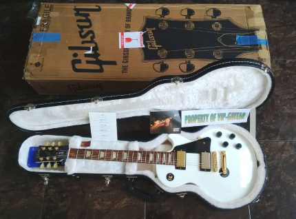GIBSON USA LES PAUL STUDIO ALPINE WHITE GOLD HARDWARE
