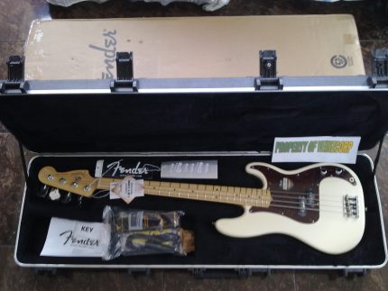 FENDER USA AMERICAN STANDARD PRECISION BASS MAPLE FRETBOARD