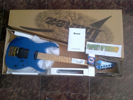 IBANEZ RG 3XXV LASER BLUE