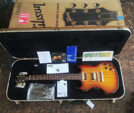 GIBSON USA SG SPECIAL 2015 VINTAGE BURST WITH G FORCE TUNER