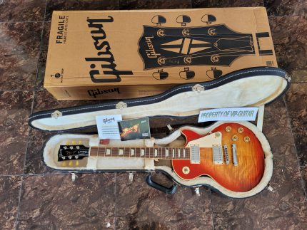 GIBSON USA LES PAUL TRADITIONAL PLUS HERITAGE CHERRY SUNBURST