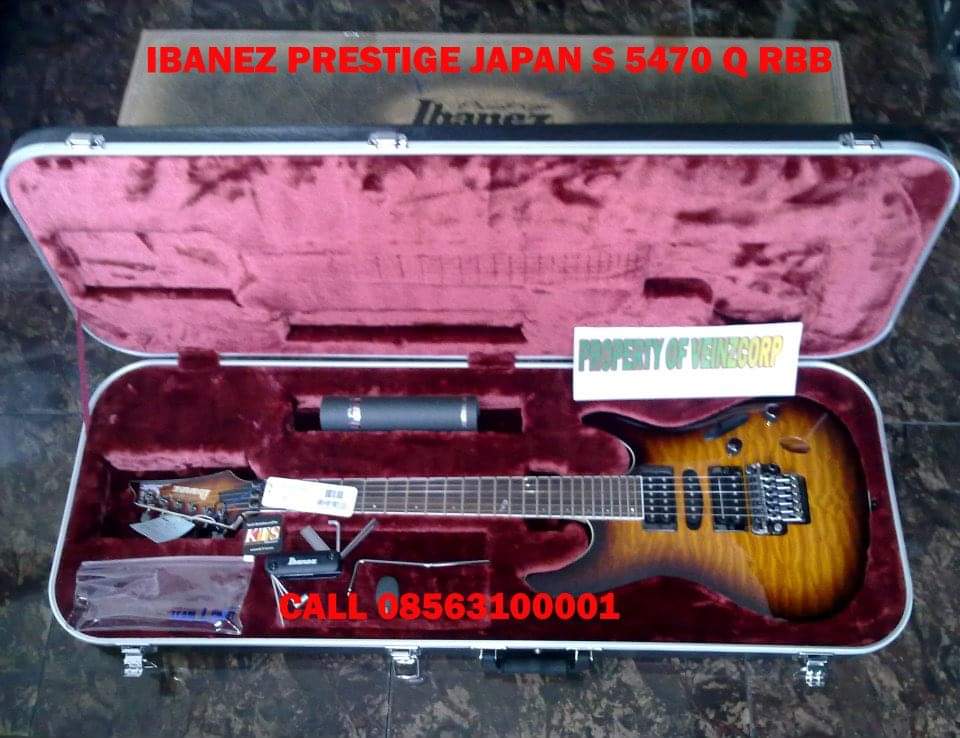 IBANEZ PRESTIGE JAPAN S 5470 Q RBB FIRST VERSION – Jual Gitar