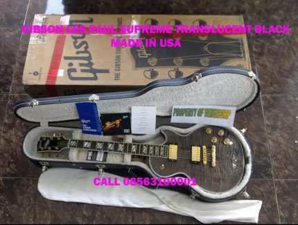 GIBSON USA LES PAUL SUPREME TRANSLUCENT BLACK