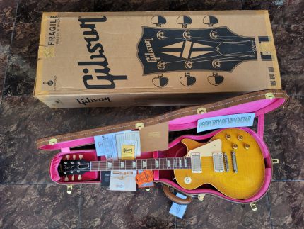 GIBSON CUSTOM SHOP USA LES PAUL 1959 VOS DIRTY LEMON S/N 931112