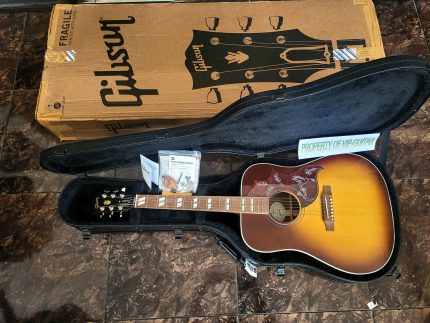 GIBSON MONTANA USA HUMMINGBIRD WALNUT NEW VERSION 2023