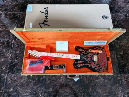 FENDER USA TELECASTER JAMES BURTON RED PAISLEY
