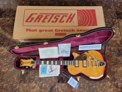 GRETSCH PENGUIN G 6134 TFM NH NIGEL HENDROFF AMBER FLAME S/N JT23031081