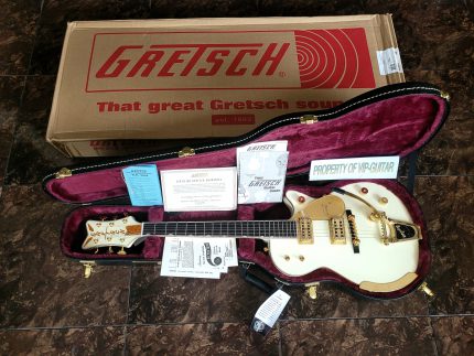 GRETSCH G 6134T-1958 VINTAGE SELECT PENGUIN VINTAGE WHITE S/N JT23072709
