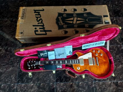 GIBSON USA LES PAUL STANDARD ’60s FIGURED TOP HONEY AMBER SIBERIAN TIGER