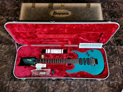 IBANEZ PRESTIGE JAPAN RG 3770 FZ TB TRANSPARENT BLUE