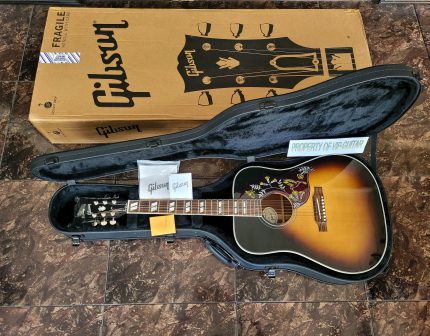 GIBSON MONTANA USA HUMMINGBIRD VINTAGE SUNBURST S/N 22912105