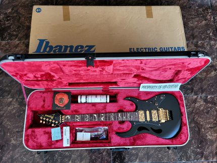 IBANEZ PRESTIGE JAPAN PIA STEVE VAI SIGNATURE ONYX BLACK S/N F2412500