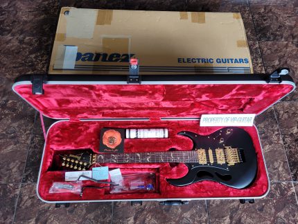 IBANEZ PRESTIGE JAPAN PIA STEVE VAI SIGNATURE ONYX BLACK S/N F2422214