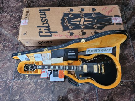 GIBSON CUSTOM SHOP USA LES PAUL CUSTOM 1957 VOS BLACK BEAUTY S/N 741137