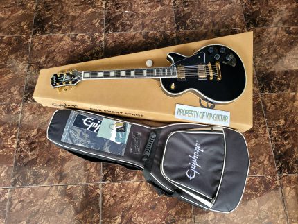 EPIPHONE LES PAUL CUSTOM NEW VERSION WITH GIGBAG