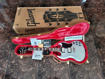 GIBSON USA SG STANDARD 1961 SILVER MIST