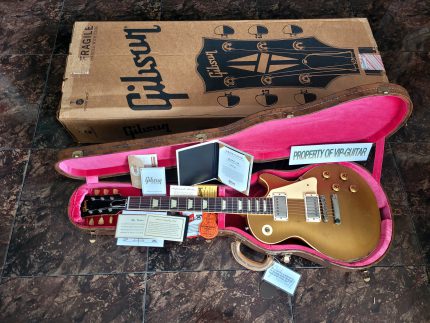 GIBSON CUSTOM SHOP USA LES PAUL 1957 GOLD TOP MURPHY LAB ULTRA HEAVY AGED