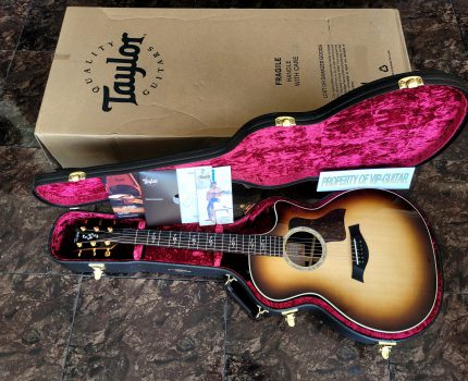 TAYLOR USA CUSTOM 414 CE SPECIAL EDITION ROSEWOOD SUNBURST TOP