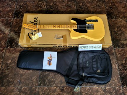 FENDER JAPAN LIMITED EDITION TELECASTER EROSS CANDRA SEPHIA BUTTERSCOTCH BLONDE
