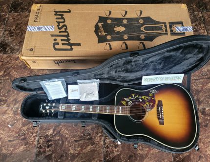 GIBSON MONTANA USA HUMMINGBIRD VINTAGE SUNBURST S/N 23122037