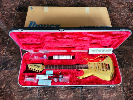 IBANEZ PRESTIGE JAPAN JS 2GD GOLD BOY JOE SATRIANI SIGNATURE S/N F2307786