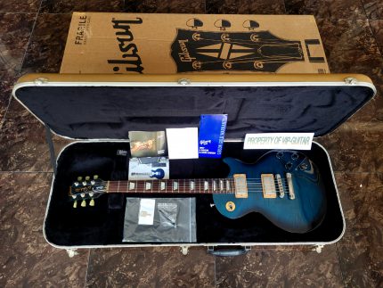 GIBSON USA LES PAUL STUDIO 100 TH ANNIVERSARY MIDNIGHT BLUE