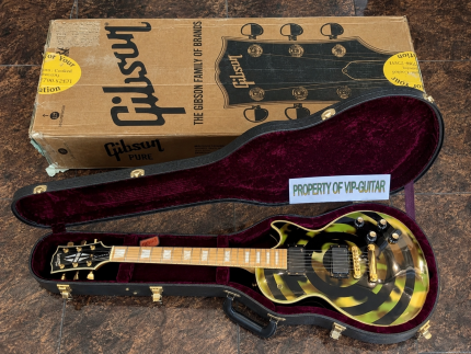 GIBSON CUSTOM SHOP USA LES PAUL ZAKK WYLDE BULLSEYE LIMITED EDITION